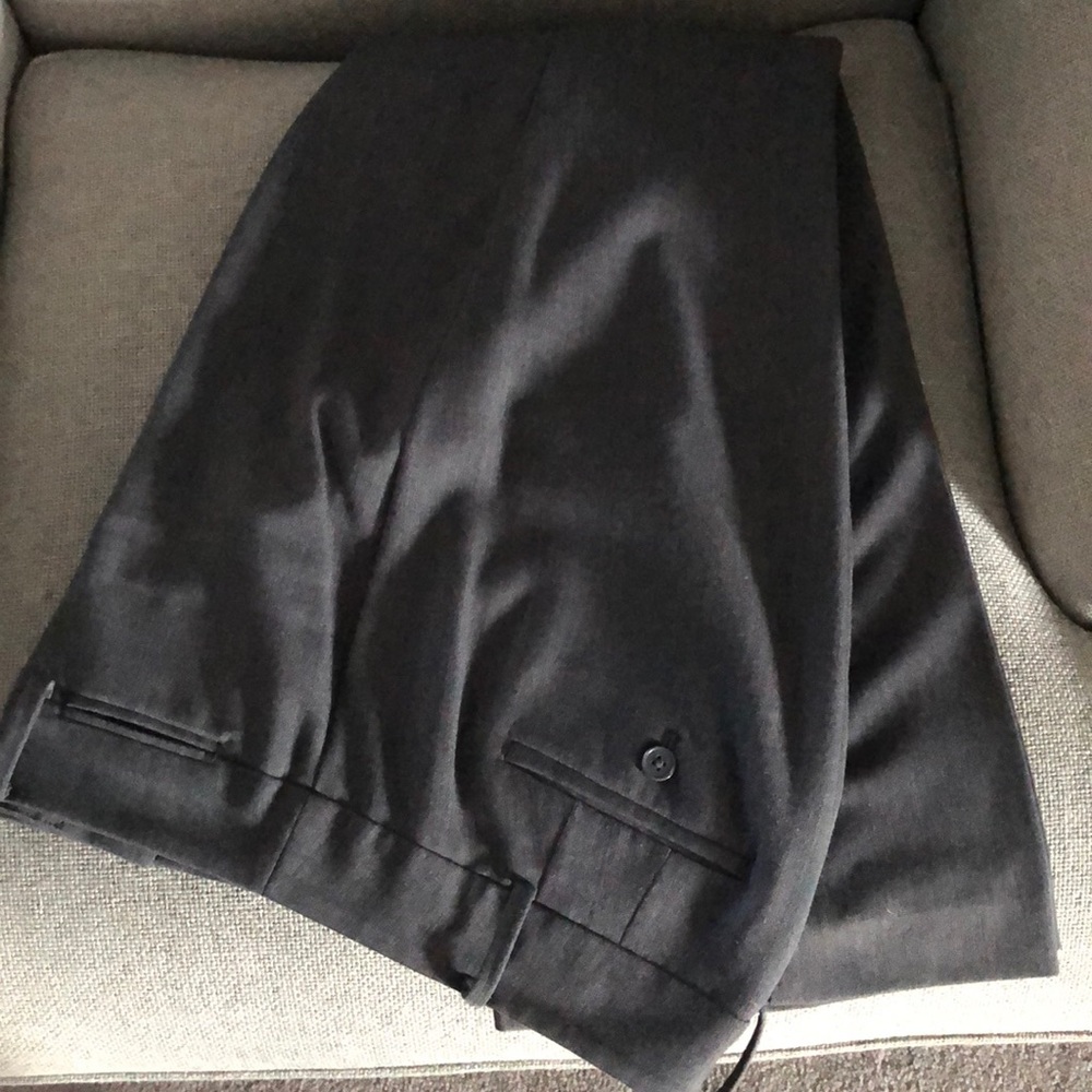 Loft Size 10 slightly used Curvy grey pants